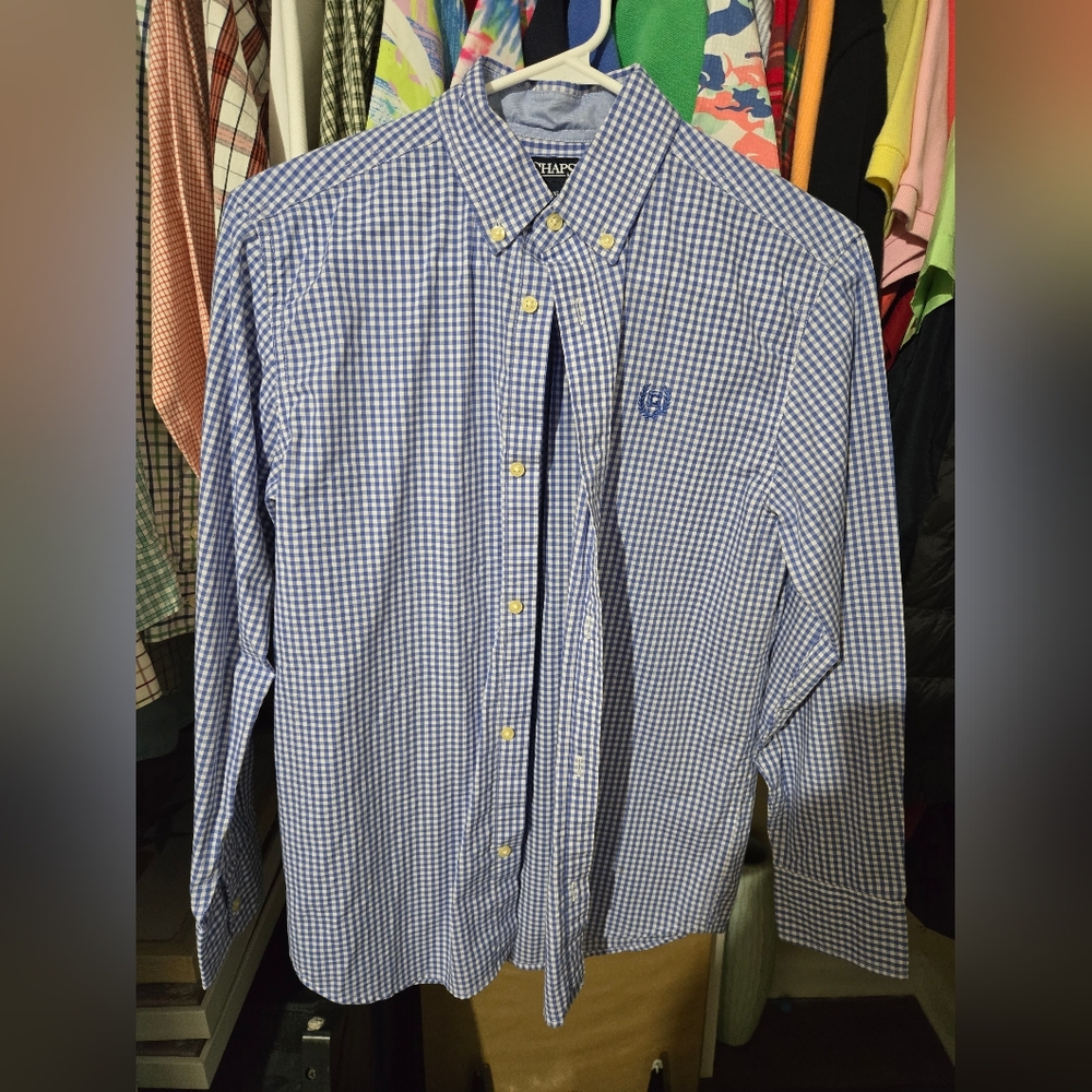 Boy's Blue Checkered Shirt